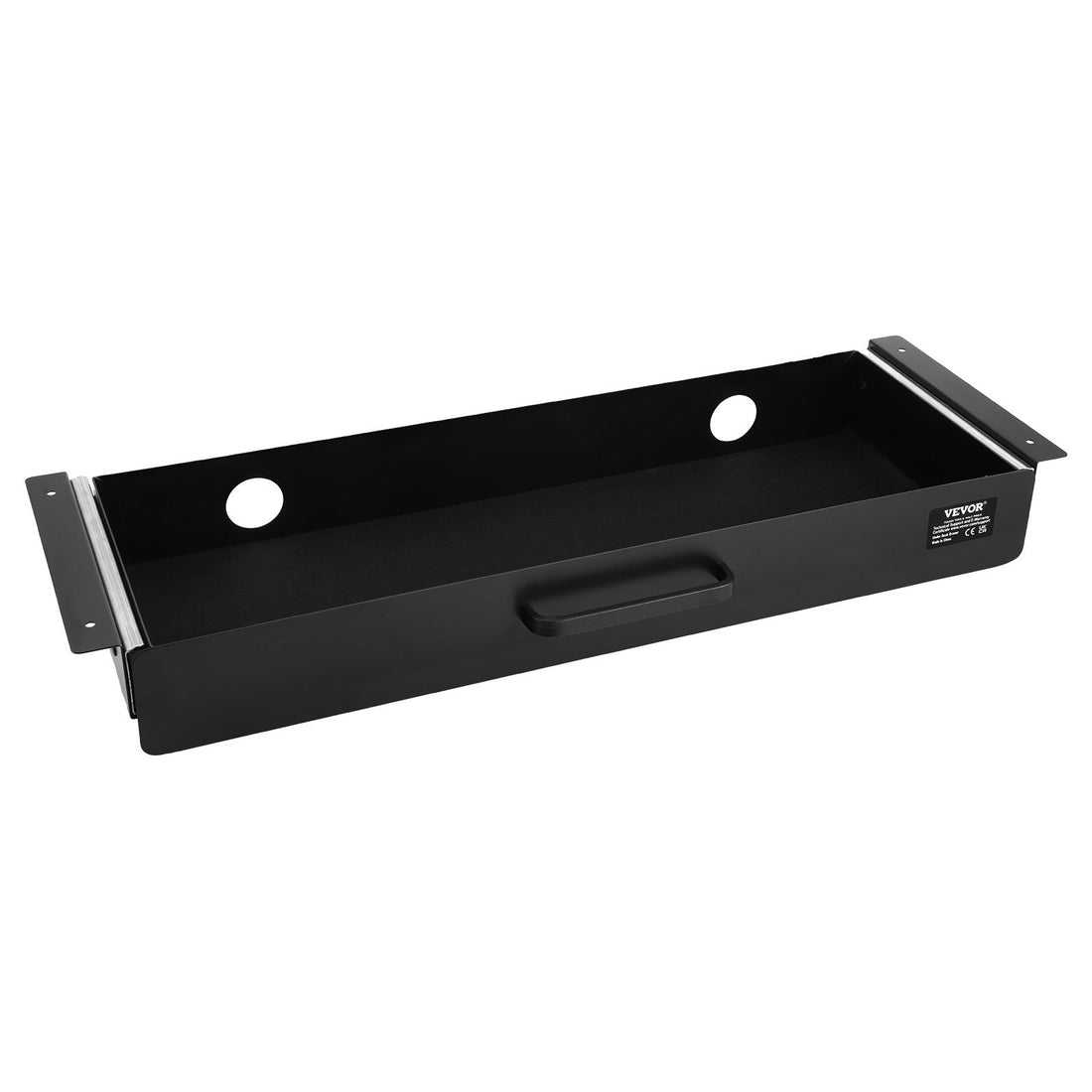 Under Desk Pull-Out Drawer, 22 Inch Wide Slide-Out Hidden Storage with Metal Frame