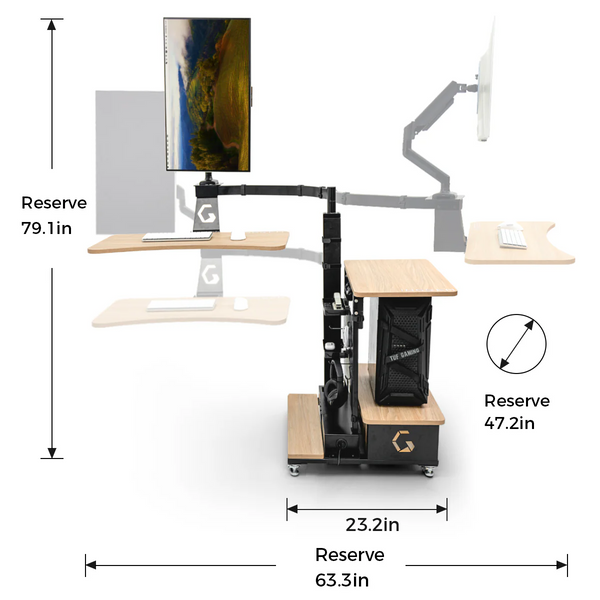 INGREM Floating Table – The Modern Flexible Desk