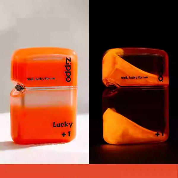 Zippo Luminous Quicksand Windproof Lighter – Brass Shell, Glow-in-the-Dark Design, Collectible Gift